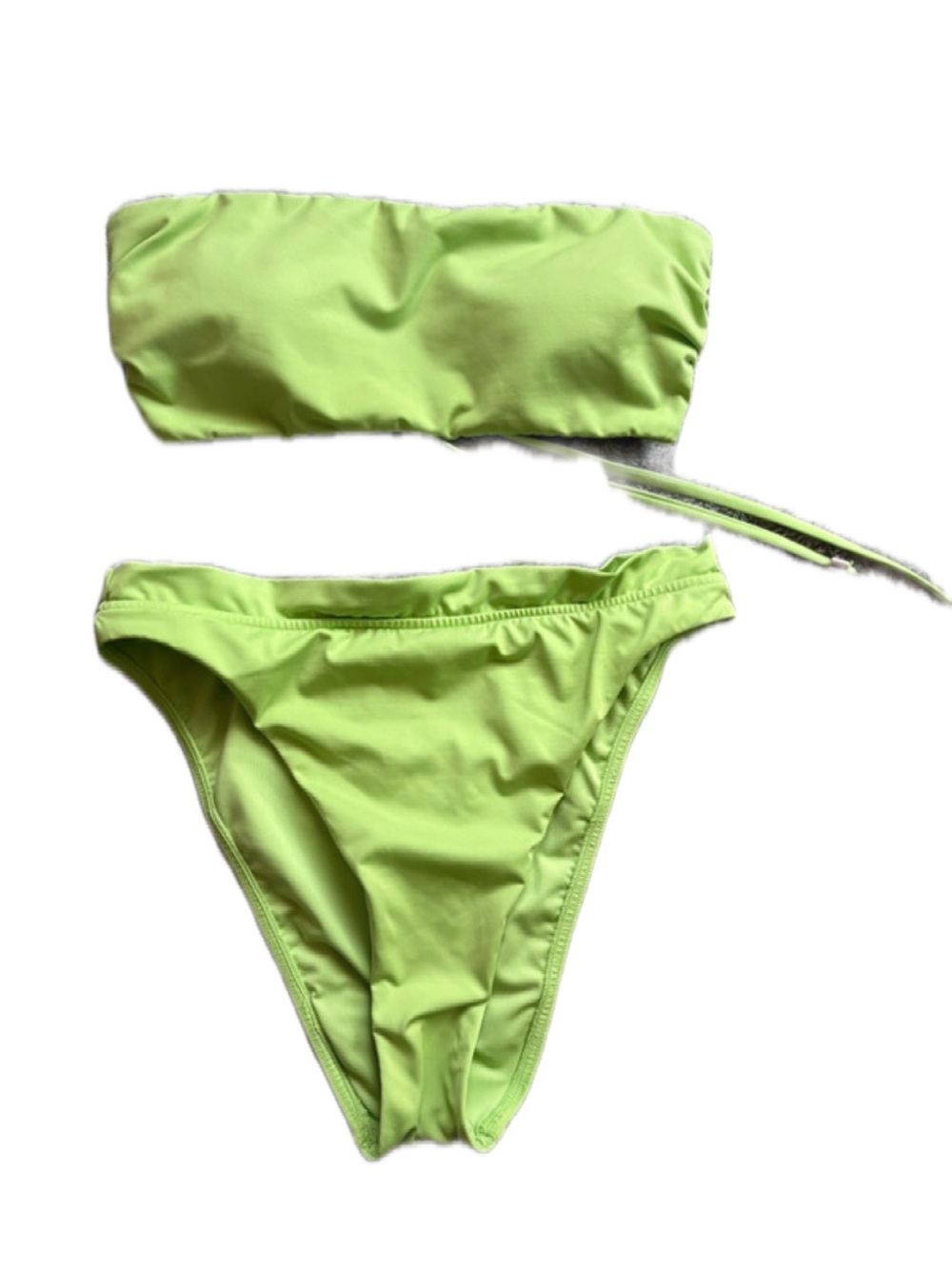 Victoria's Secret Lime Green Bandeau Bikini